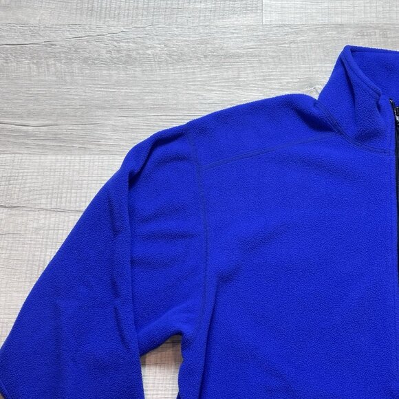 Vintage Rei Micro Series Polartec Fleece Pullover Half Zip Blue Mens Large USA - Picture 6 of 8